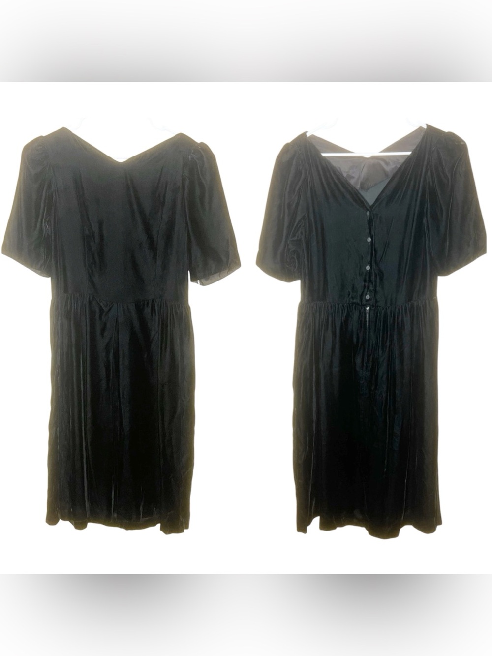 Xwailan Louis by Stuart Barry Petites vintage velvet deadstock dress NWT L